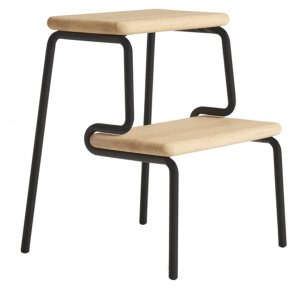 WOUD Slalom Skammel H50 cm, Eg