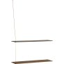 Hylde 80 cm, R&oslash;get Eg/Messing