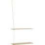 60 cm, Hvidpigmenteret Eg/Messing