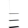 XL 60 cm, Sort Eg/Messing