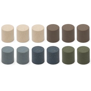 We Do Wood Scoreboard Dots 12 stk 1,8 cm, Mix of Nature