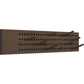 We Do Wood Scoreboard Knagerække 100 cm Horizontal, Røget Eg/Egefiner