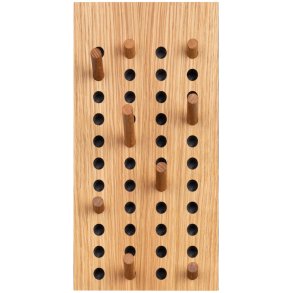 We Do Wood Scoreboard Knagerække Vertikal 36 cm, Egefiner