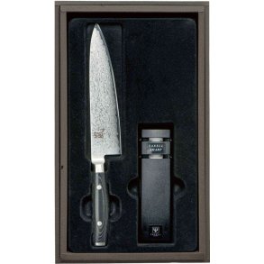 Yaxell RAN Knivsæt m. Knivskærper 2 Dele 20 cm