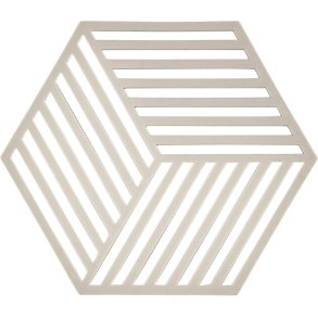 Zone Denmark Hexagon Bordskåner 16x14 cm, Warm Grey