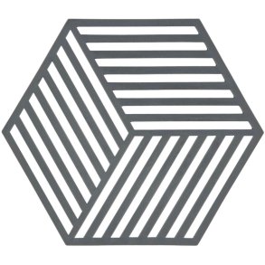 Zone Denmark Hexagon Bordskåner 16x14 cm, Grå