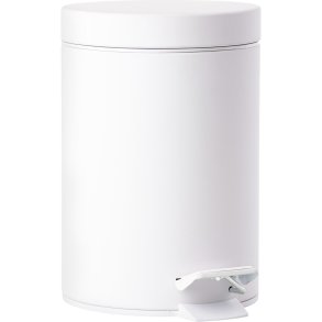 Zone Denmark Solo Pedalspand 3 L, Hvid