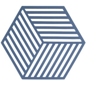 Zone Denmark Hexagon Bordskåner 16x14 cm, Denim 