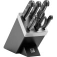 Knivs&aelig;t m. Selvslibende Knivblok 7 Dele
