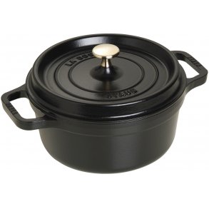 Staub La Cocotte Støbejernsgryde 22 cm/2,6 L, Sort
