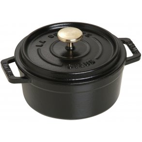 Staub Støbejerngryde Ø12 cm/0,40 L, Sort