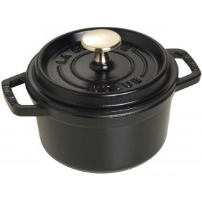 Staub Støbejerngryde Ø14 cm/0,8 L, Sort