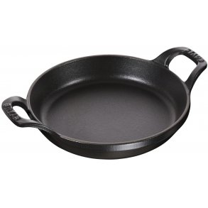 Staub Støbejernsfad Ø20 cm, Sort