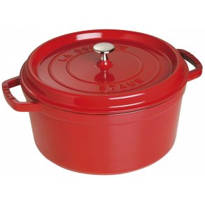 Staub Støbejerngryde Ø30 cm/8,35 L, Rød