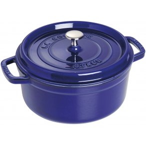 Staub Støbejerngryde Ø24 cm/3,8 L, Mørkeblå