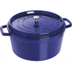 Staub Støbejerngryde Ø30 cm/8,35 L, Mørkeblå