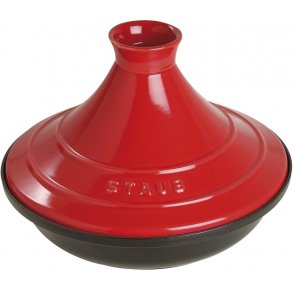 Staub Tagine 28 cm, Sort/Rød