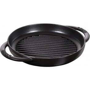 Staub Grillpande Ø22 cm, Sort