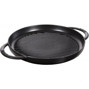 Staub Grillpande Ø30 cm, Sort
