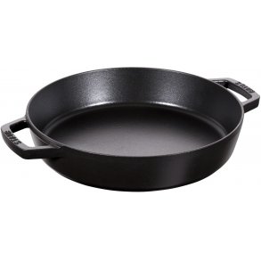 Staub Støbejernssauterpande 26 cm, Sort
