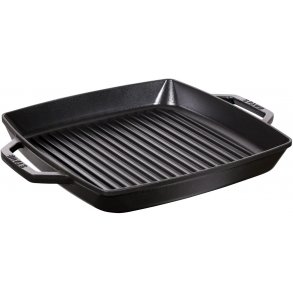 Staub Grill Pans Grillpande 33 cm, Sort