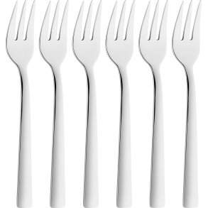 Zwilling Dinner Dessertgaffel 6 stk. 16 cm, Blankt Stål