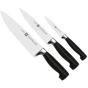 Zwilling FOUR STAR Knivsæt 3 Dele, Sort