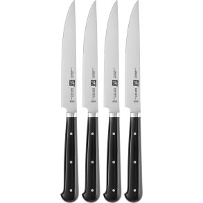 Zwilling Steak-Sets Steakknive m. Takker 4 Dele, Sort