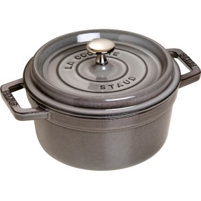 Staub La Cocotte Støbejernsgryde 22 cm/2,6 L, Grafitgrå