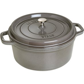 Staub La Cocotte Støbejernsgryde 28 cm/6,7 L, Grafitgrå