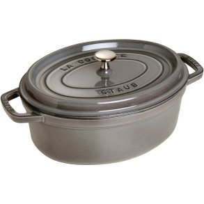Staub La Cocotte Støbejernsgryde 29 cm/4,2 L, Grafitgrå
