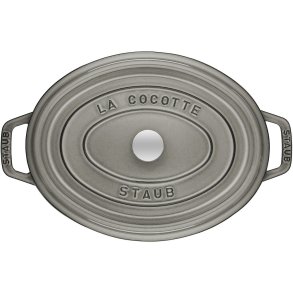 Staub La Cocotte Støbejernsgryde 31 cm/5,5 L, Grafitgrå