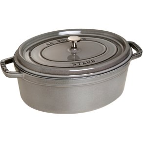 Staub La Cocotte Støbejernsgryde 33 cm/6,7 L, Grafitgrå