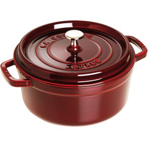 Staub La Cocotte Støbejernsgryde 26 cm/5,2 L, Grenadine