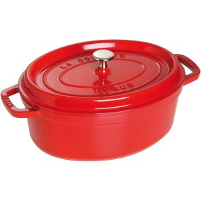 Staub La Cocotte Støbejernsgryde 29 cm/4,2 L, Kirsebærrød