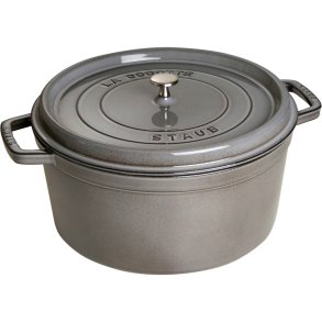 Staub La Cocotte Støbejernsgryde 30 cm/8,4 L, Grafitgrå
