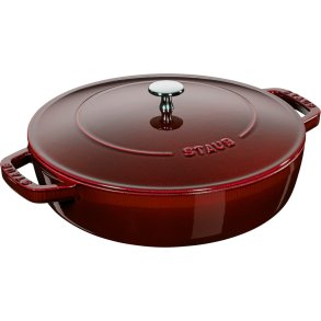 Staub Chistera Støbejernssauterpande 28 cm, Grenadine