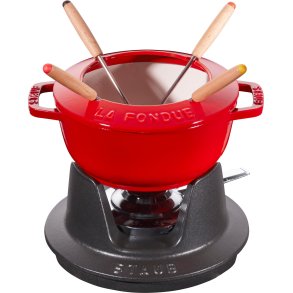 Staub Staub Specialties Fonduesæt 16 cm, Kirsebærrød