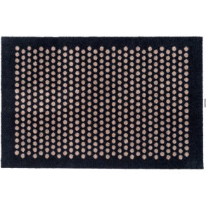 Tica Copenhagen Dot Smudsmåtte 45x75 cm, Sort/Sand