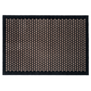 Tica Copenhagen Dot Smudsmåtte 90x130 cm, Sort/Sand