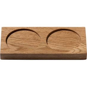 CrushGrind Tabletopper Bakke til 2 Kværne 15 cm, Eg