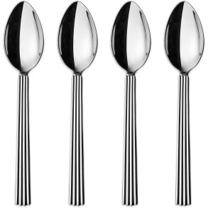 Georg Jensen Bernadotte Teskeer 4 stk. 16 cm, Blankt Stål
