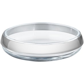 Georg Jensen Duo Skål Ø15 cm, Glas/Stål