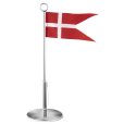 Bordflag H38,8 cm, Blankt Stål