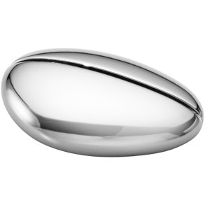 Georg Jensen Sky Bordkortholder 4 stk. inkl. 24 Kort, Blankt Stål 