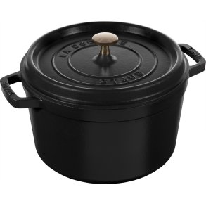 Staub La Cocotte Støbejernsgryde 24 cm/4,75 L, Sort