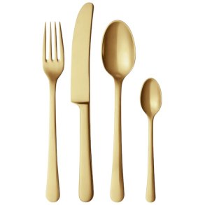 Georg Jensen Copenhagen Bestiksæt 4 Dele, Mat Guld