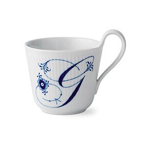 Royal Copenhagen Alfabet Kollektion Højhankskop 33 cl, G