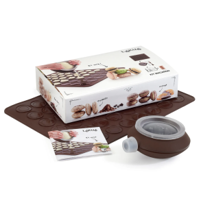Lékué Macaron-gavesæt. 40 cm, Brun