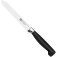 Tomatkniv B&oslash;lgesk&aelig;r 13 cm, Sort